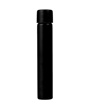 120MM Black Glass Pre-Roll Tube with Child Resistant Cap