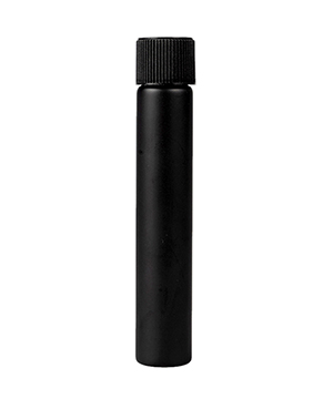 120MM Black Glass Pre-Roll Tube with Child Resistant Cap