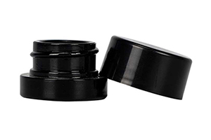 5ml Child Resistant Concentrate Black Glass Jars