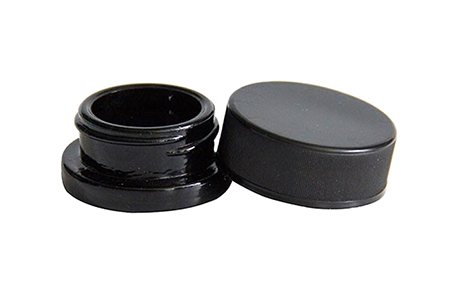 9ml Child Resistant Concentrate Black Glass Jars