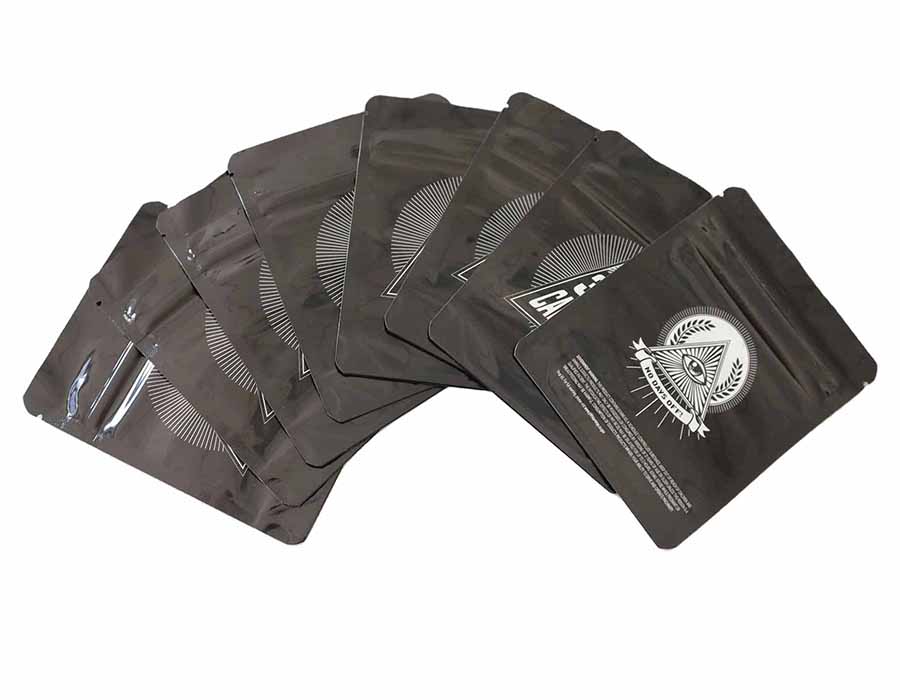 3.5g (1/8oz) Child Resistant Weed Packaging Mylar Bags