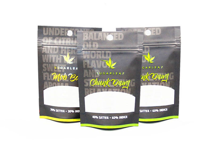 3.5g (1/8oz) Child Resistant Weed Packaging Mylar Bags